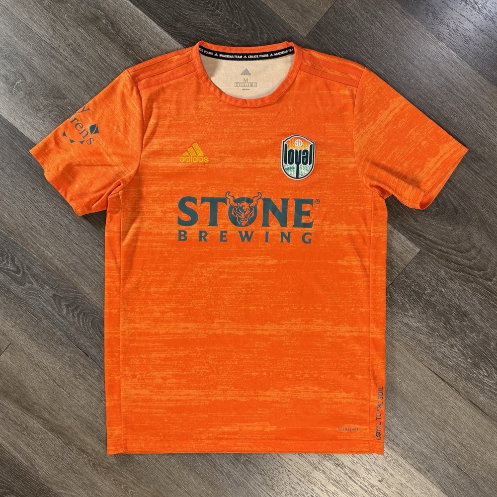 ADIDAS San Diego Loyal Soccer Club Jersey Mens M Stone Brewing Rocket League